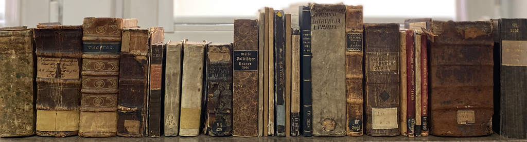 Zbiory biblioteczne, kilkanaście starodruków.