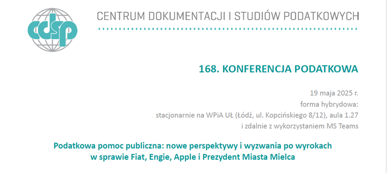 widok nagłówka programu konferencji