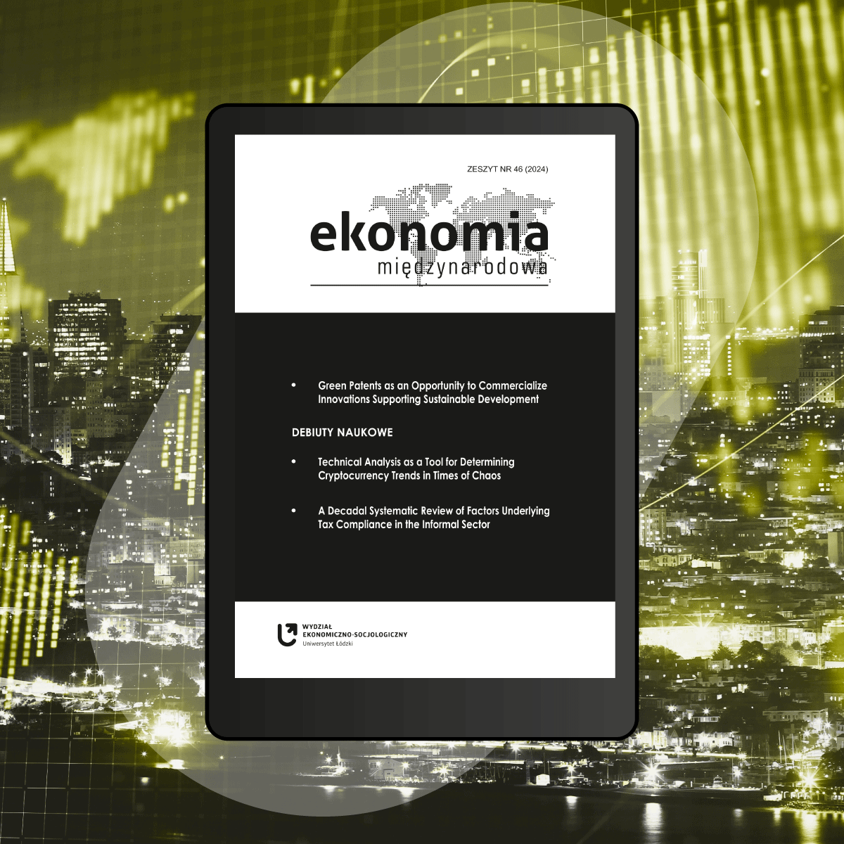 Grafika z okładką czasopisma