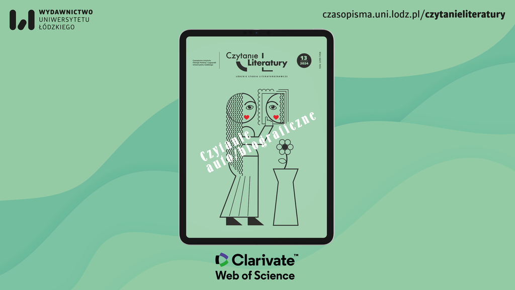 okładka czasopisma na zielonym tle