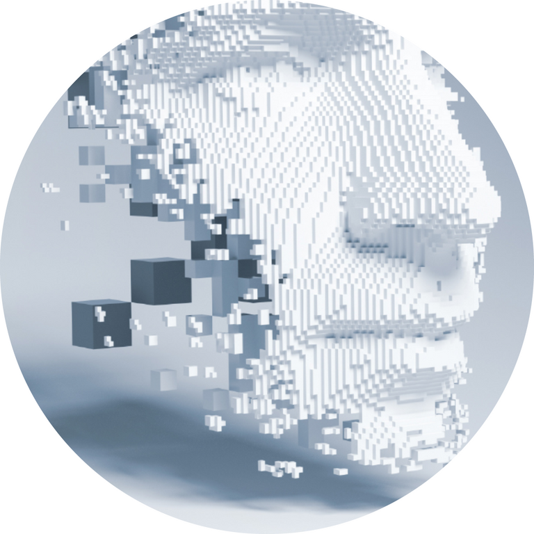 Grafika z komputerową twarzą 