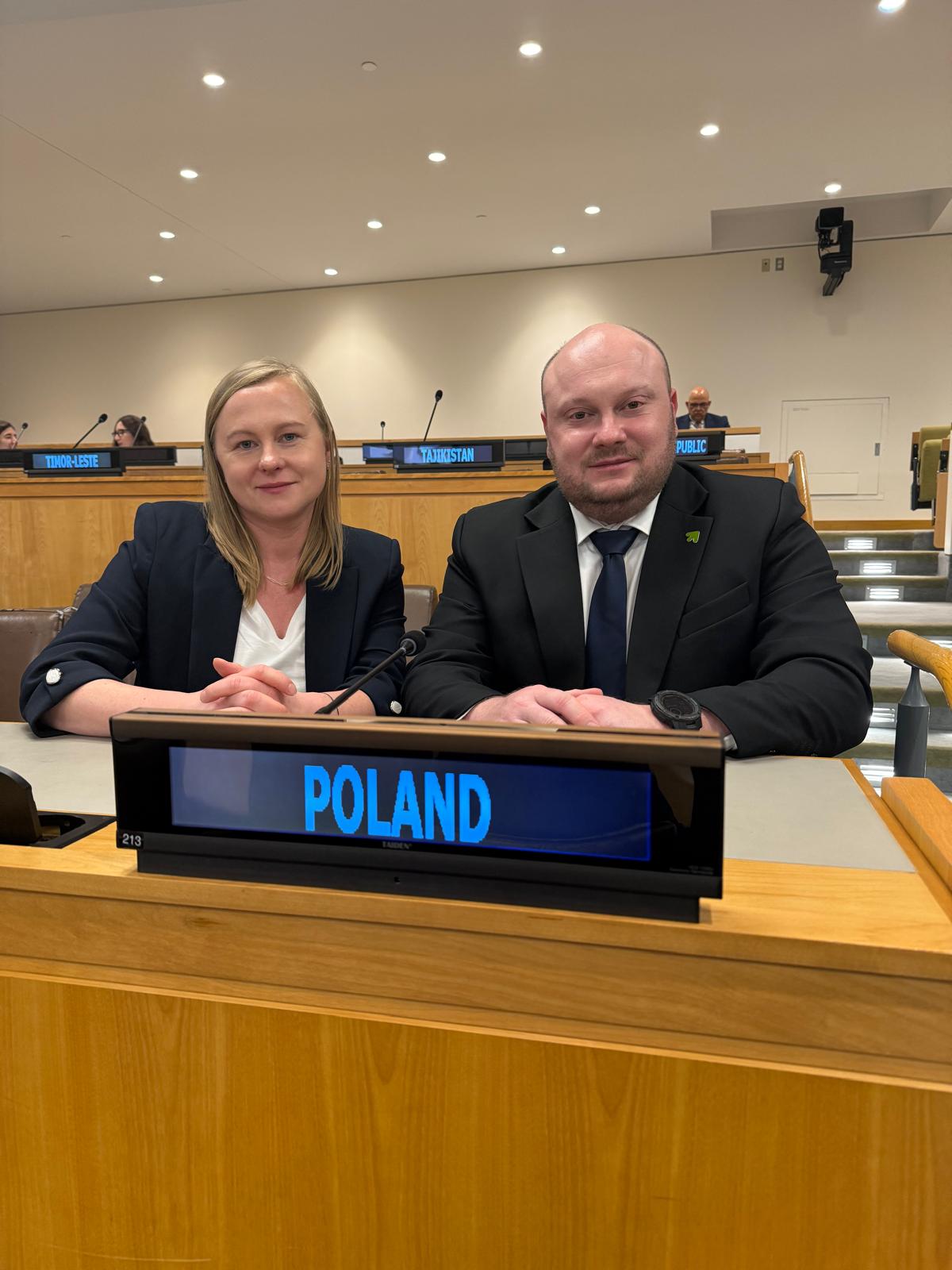 Delegacja Uniwersytetu Łódzkiego w Organizacji Narodów Zjednoczonych w Nowym Jorku, zdjęcie