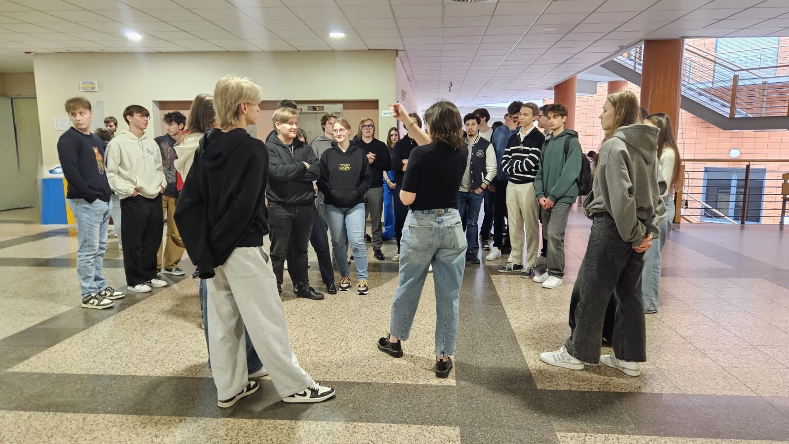 Uczestnicy podczas wizyty na WZ UŁ