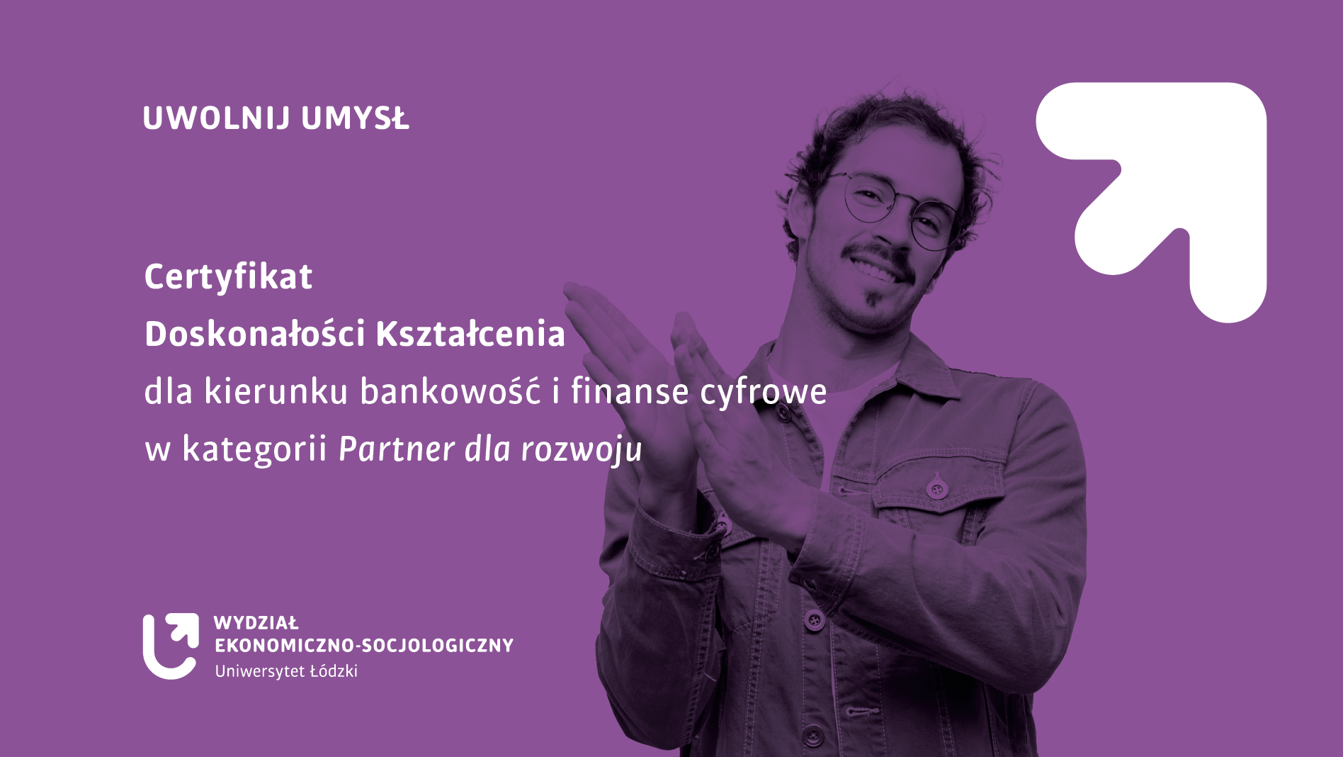 klaszczący mężczyzna