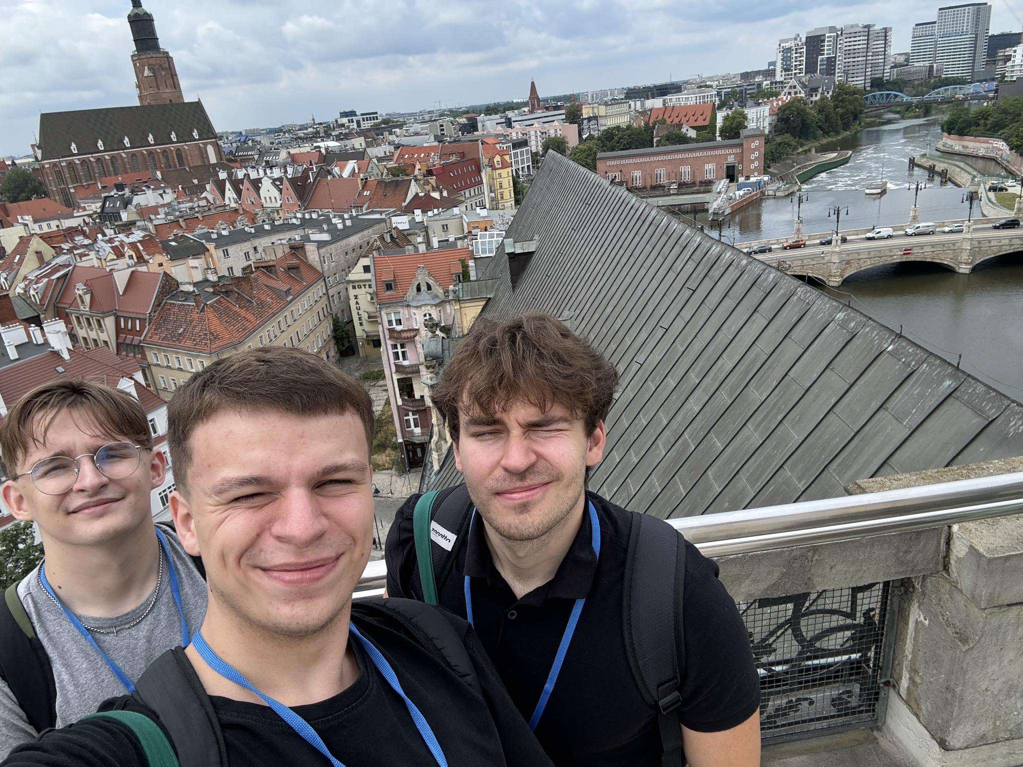 Tomasz Kłosiński, Bartosz Tuzikiewicz i Dawid Dobaczewski 