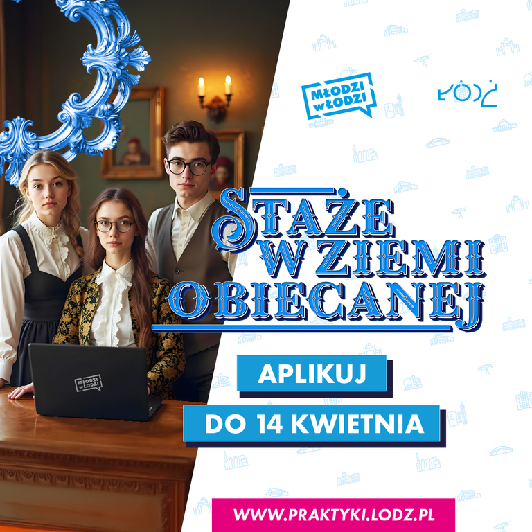 grafiak promująca staże