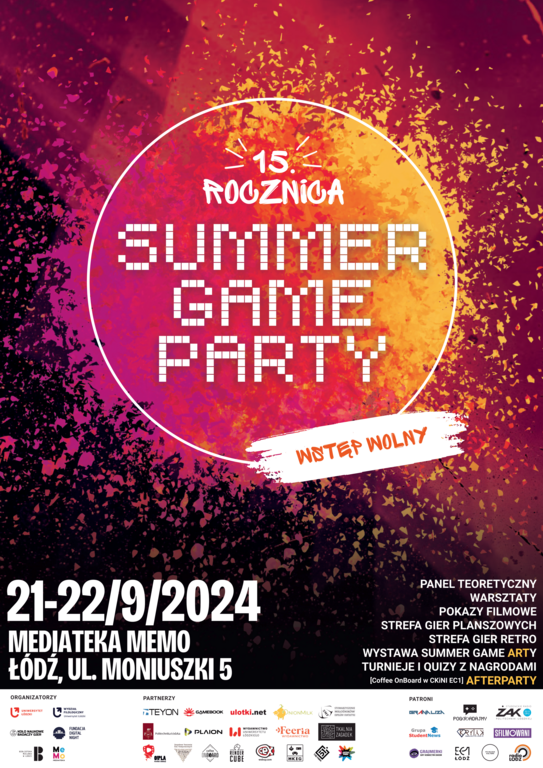 Summer Game Party plakat