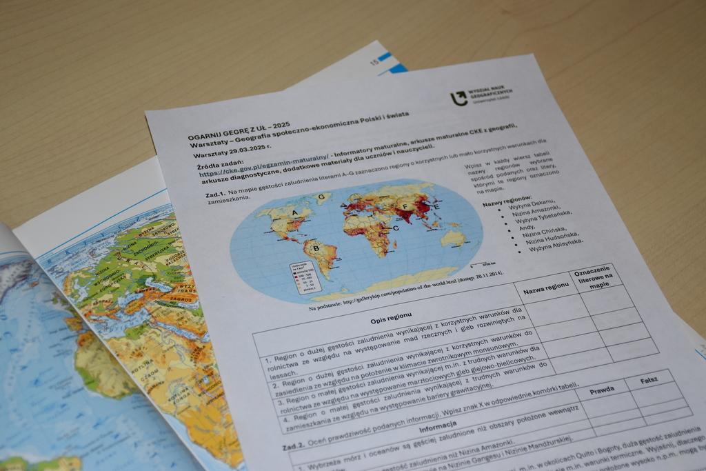 Maraton powtórkowy do matury z geografii za nami. 