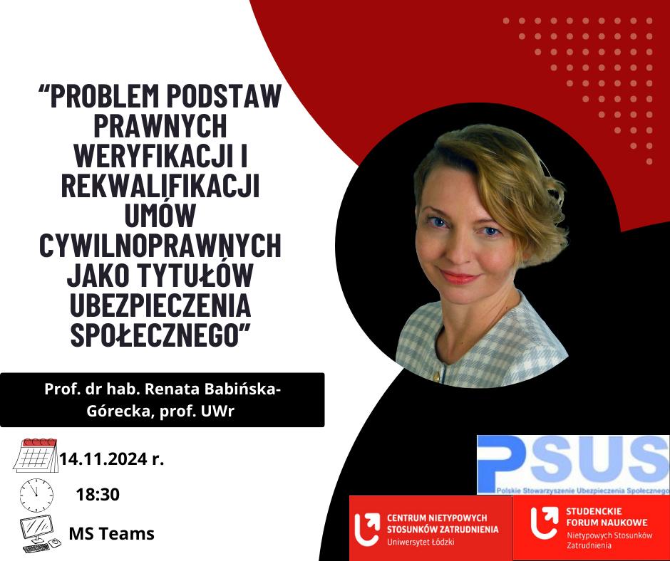 Kobieta o blond włosach w kraciastej marynarce.