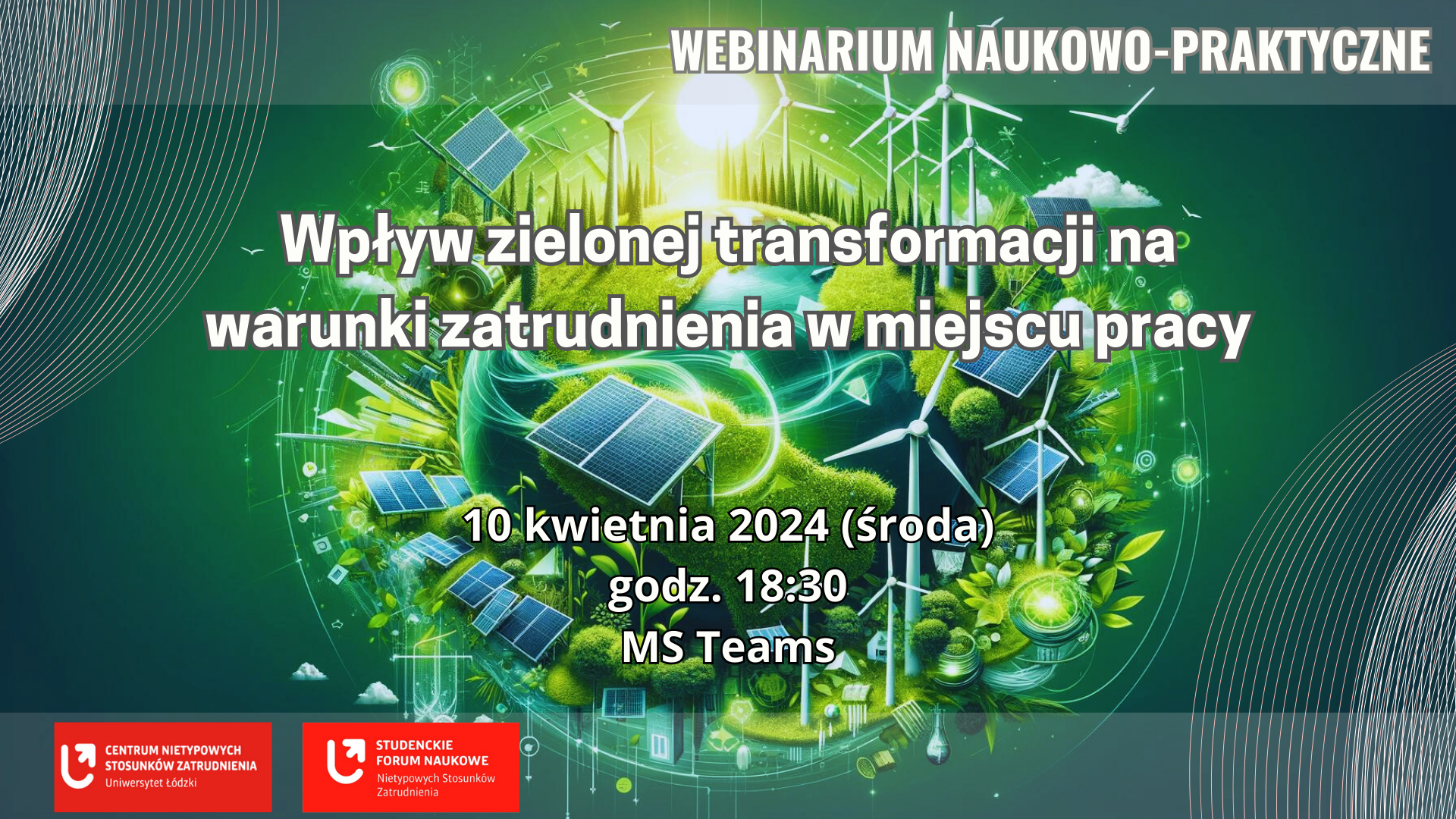 Panel fotowoltaiczne na zielonym tle