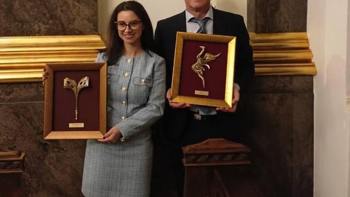 Dr Klaudia Jeznach z nagrodą