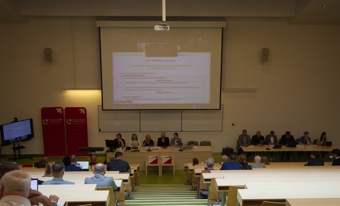 Widok auli uczelnianej