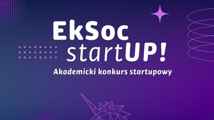 baner konkursu EkSoc startUP - przedłużamy rekrutację