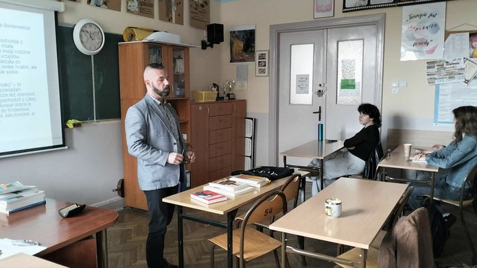 Prof. Kępiński w XVI LO