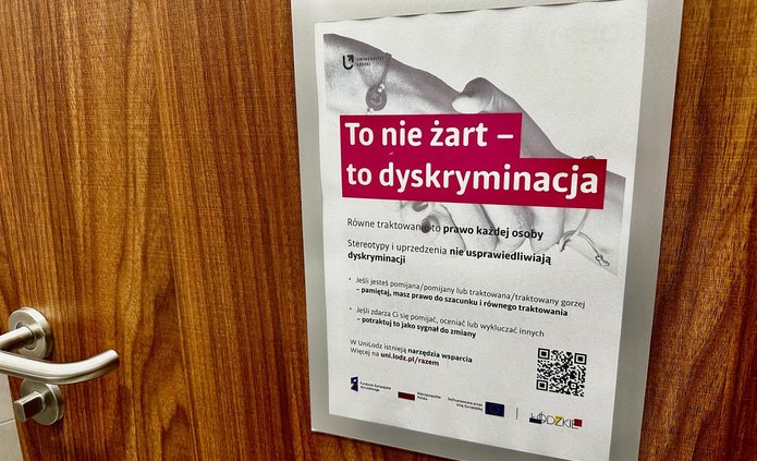 Plakat kampanii UniLodz Razem