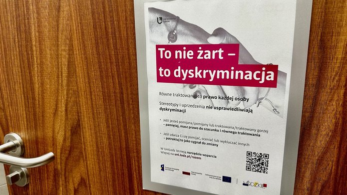 Plakat kampanii UniLodz Razem