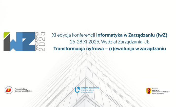 Plakat z datą i nazwą konferencji