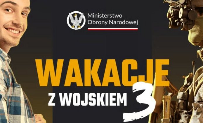 plakat wakacje z wojskiem 3