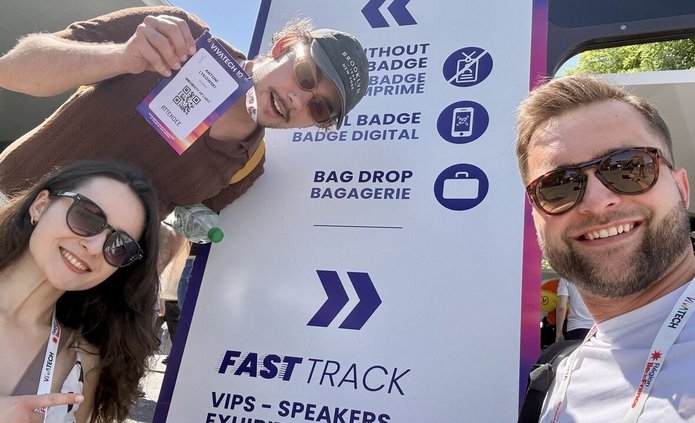 Osoby reprezentujące UniLodz na Viva Tech 2026