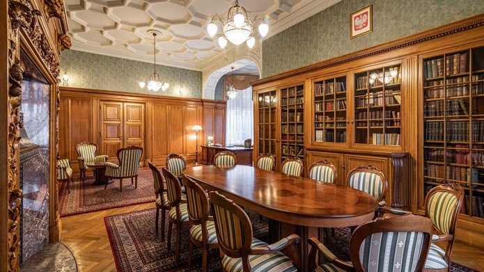 Wnętrze gabinetu Biedermanna
