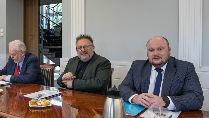 Michał Bijak na spotkaniu forum