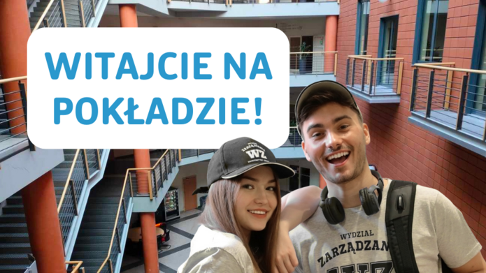 dziewczyna i chłopak i tekst Witajcie na pokładzie