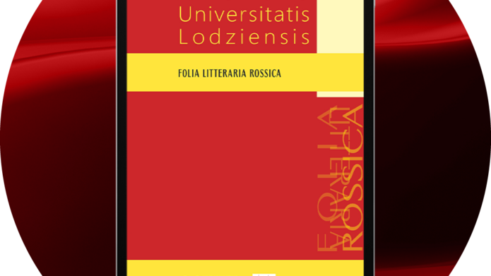 Grafika z okładką czasopisma Folia Littetaria Rossica