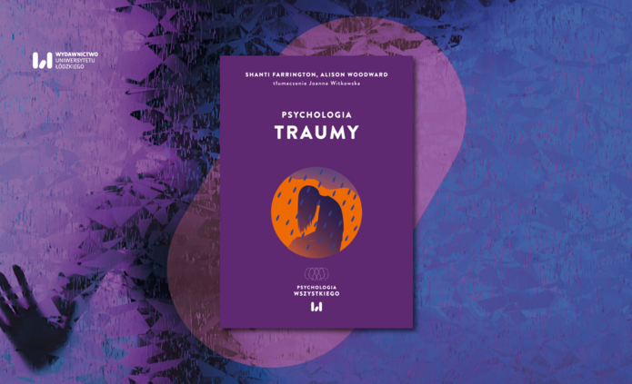 okładka na fioletowym tle