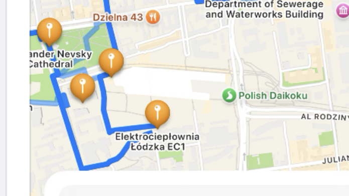 grafika z aplikacji Przyjazne miasto