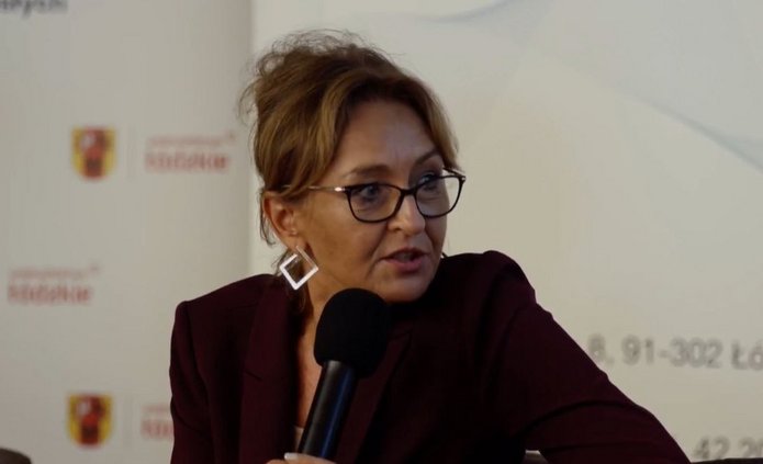 J. Cewińska na konferencji