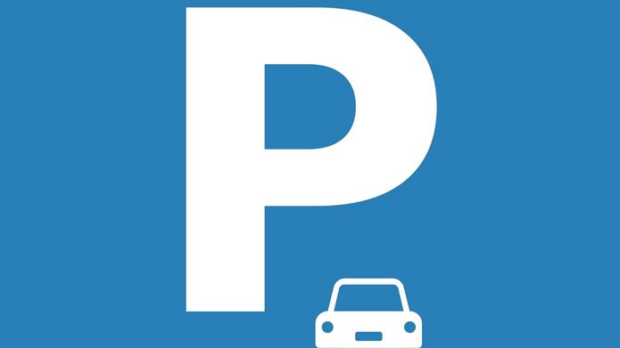 Parking ikonka samochodu i litera P