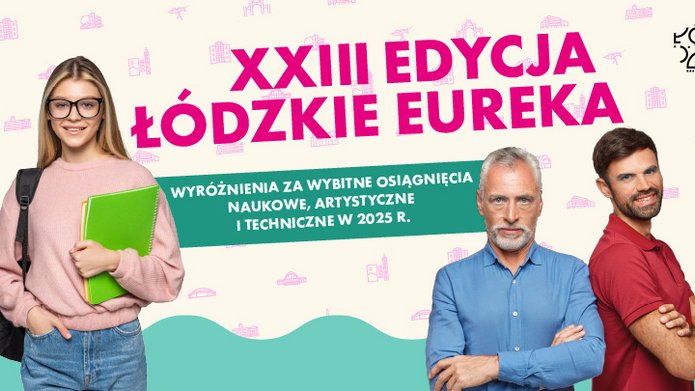 Grafika konkursu Łódzkie Eureka