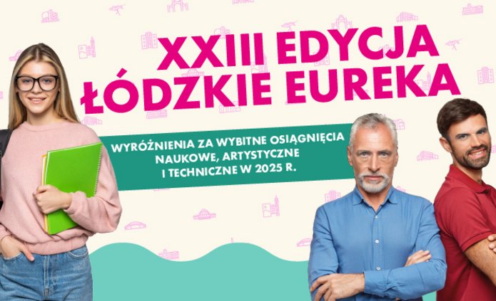 Grafika konkursu Łódzkie Eureka