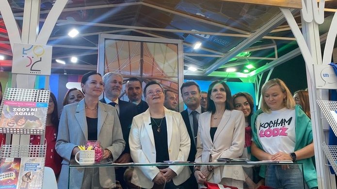 Stoisko Łodzi Akademickiej na Salonie Maturzystów 2024