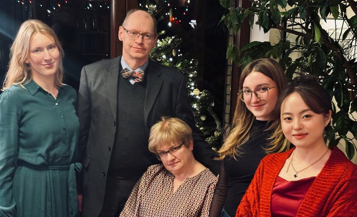 Wigilia u prof. Sasina