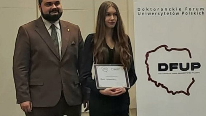 Monika Wilanowska, laureatka Konkursu DOCUP