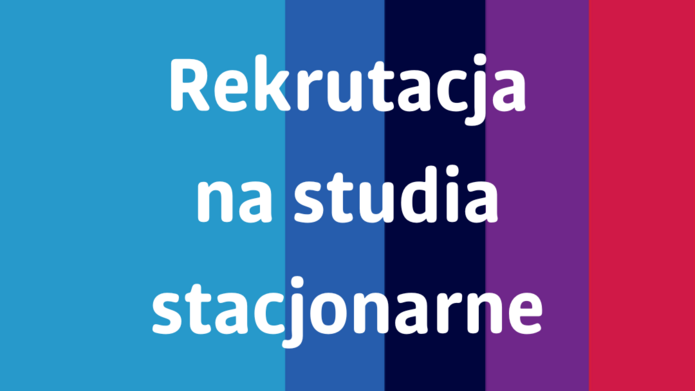 Napis na kolorowych paskach