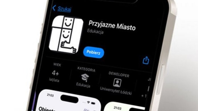 Grafika promująca projekt "Przyjazne Miasto"