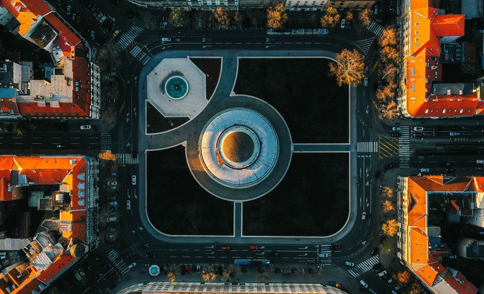 Zagrzeb z lotu ptaka