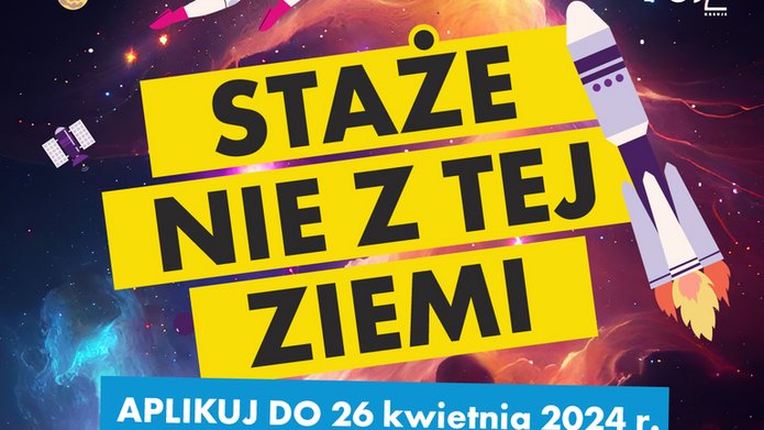 plakat Staże nie z tej ziemi 2024