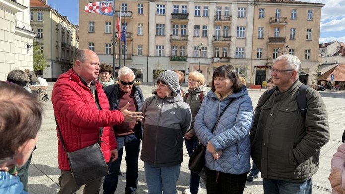Na rynku w Kaliszu.
