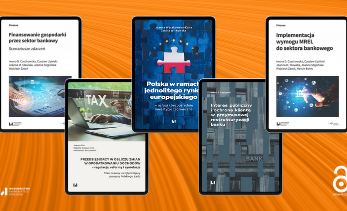 Grafika prezentująca okładki książek