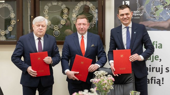 Podpisanie listu intencyjnego Wydziału Nauk Geograficznych UŁ z Polską Siecią Odnowy i Rozwoju Wsi