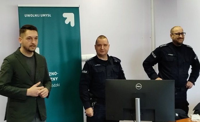 Zdjęcie z szkolenia z KW Policji w Łodzi