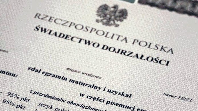 Świadectwa maturalne