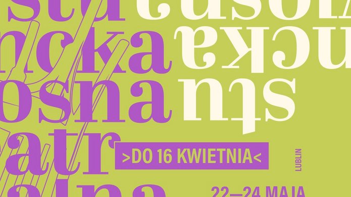 plakat Studenckiej Wiosny Teatralnej