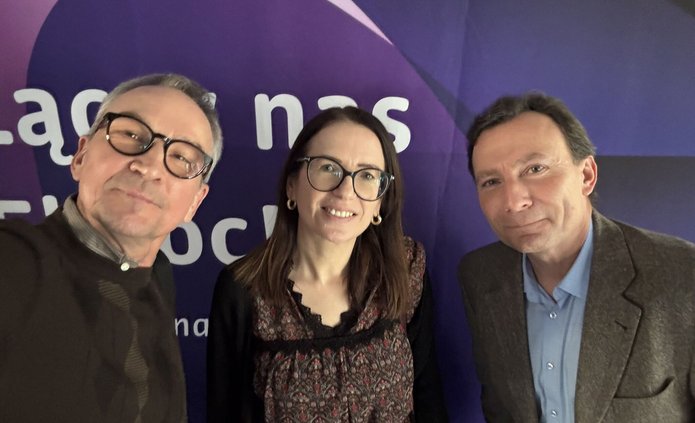 prof. Rolf Schlunze z dyrekcją Instytutu