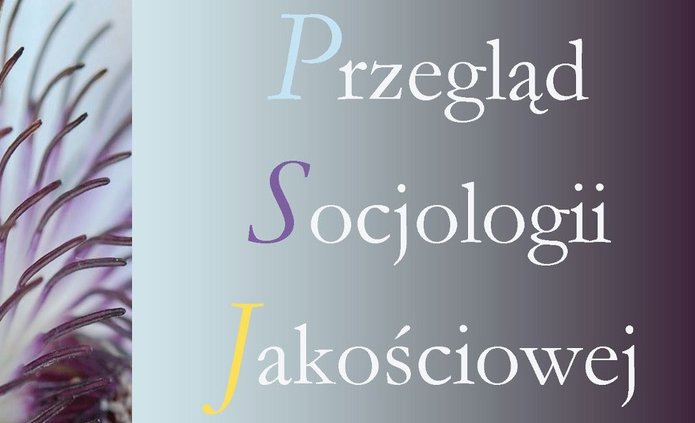 Okładka numeru Przeglądu Socjologii Jakościowej