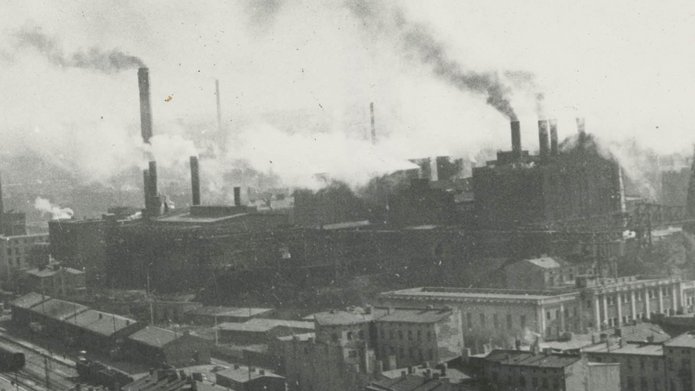 Ignacy_Płażewski,_Elektrociepłownia_przy_ul._Targowej_w_Łodzi_–_widok_panoramiczny