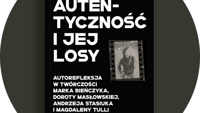 Grafika prezentująca czarno-białą okładkę książki